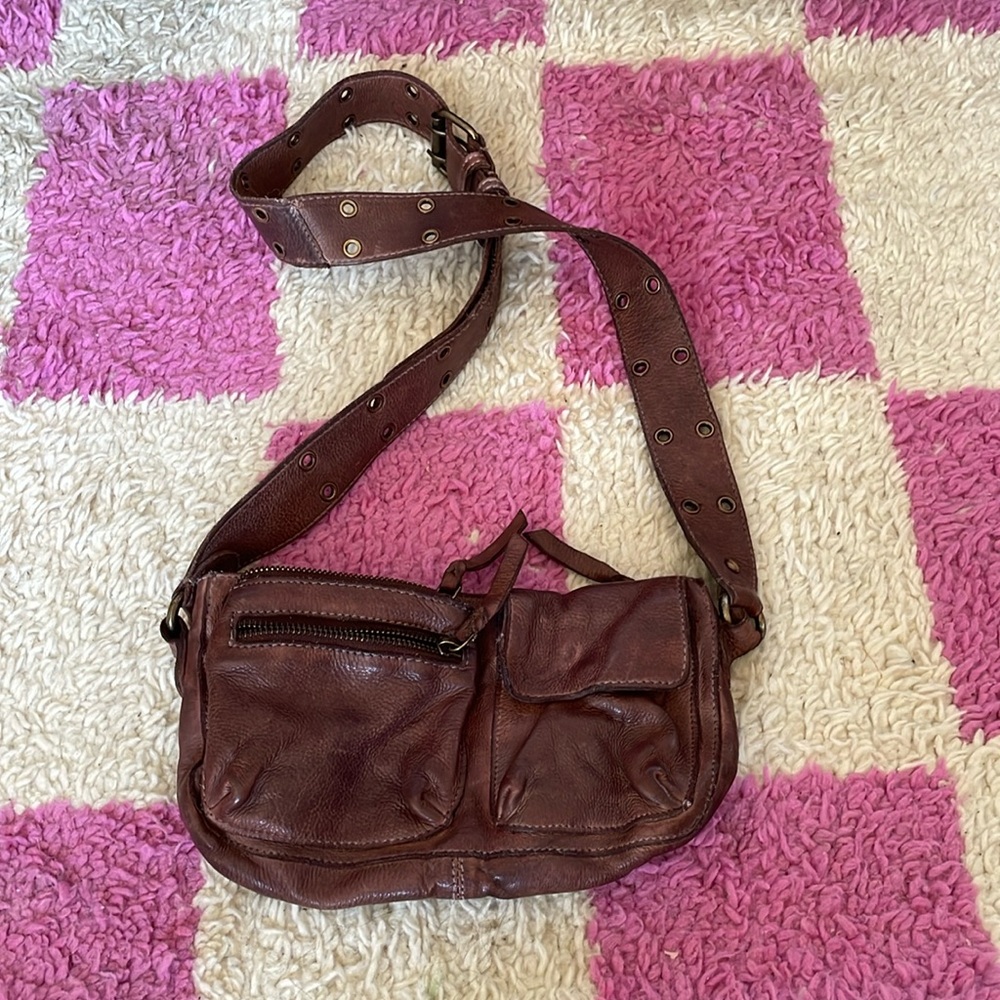 brown free people purse